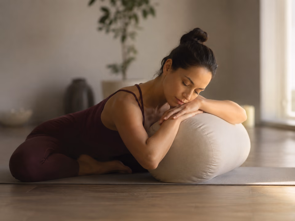 Gentle yoga and manifestation meditation ritual for emotional alignment